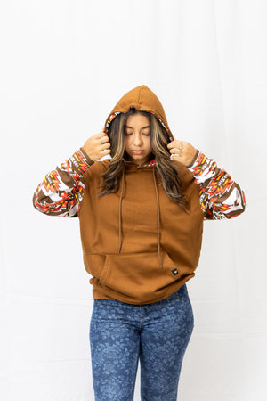 Brown Aztec Hoodie